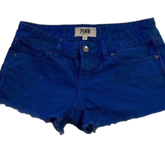 Pink by Victoria's Secret tiny shorts, great to put over bikini bottoms. - Picture 1 of 6